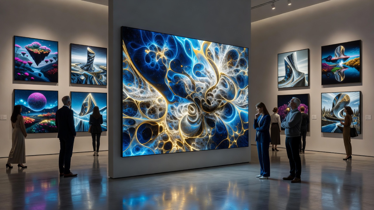 Midjourney Visual Art Generation Showcase